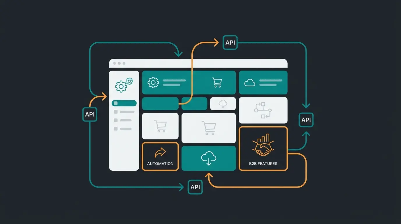 Shopware 6 Architektur mit API-first-Ansatz und modularem Aufbau