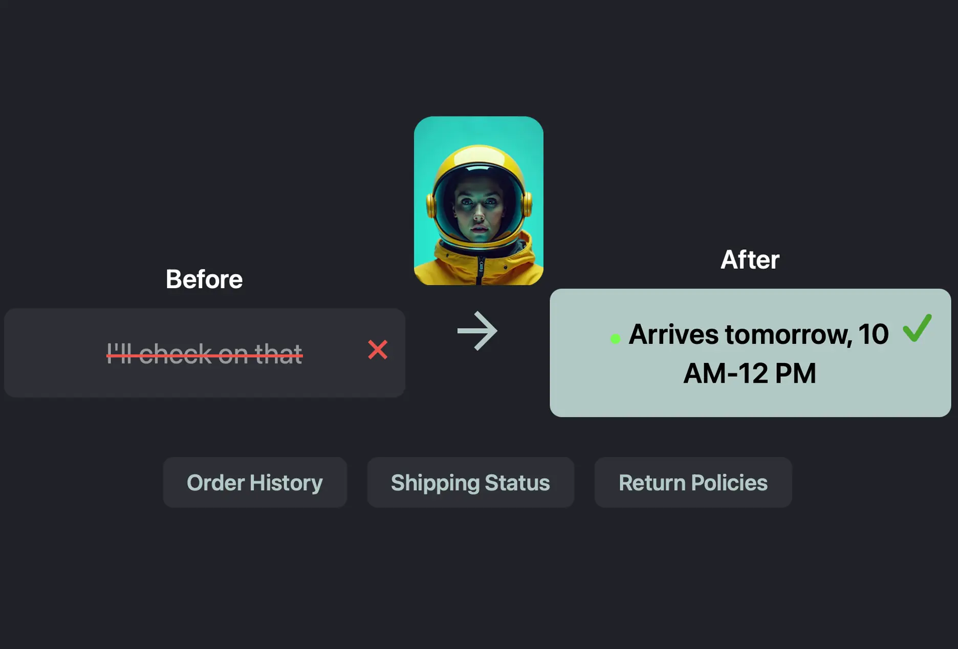 Direct and accurate information instead of false promises