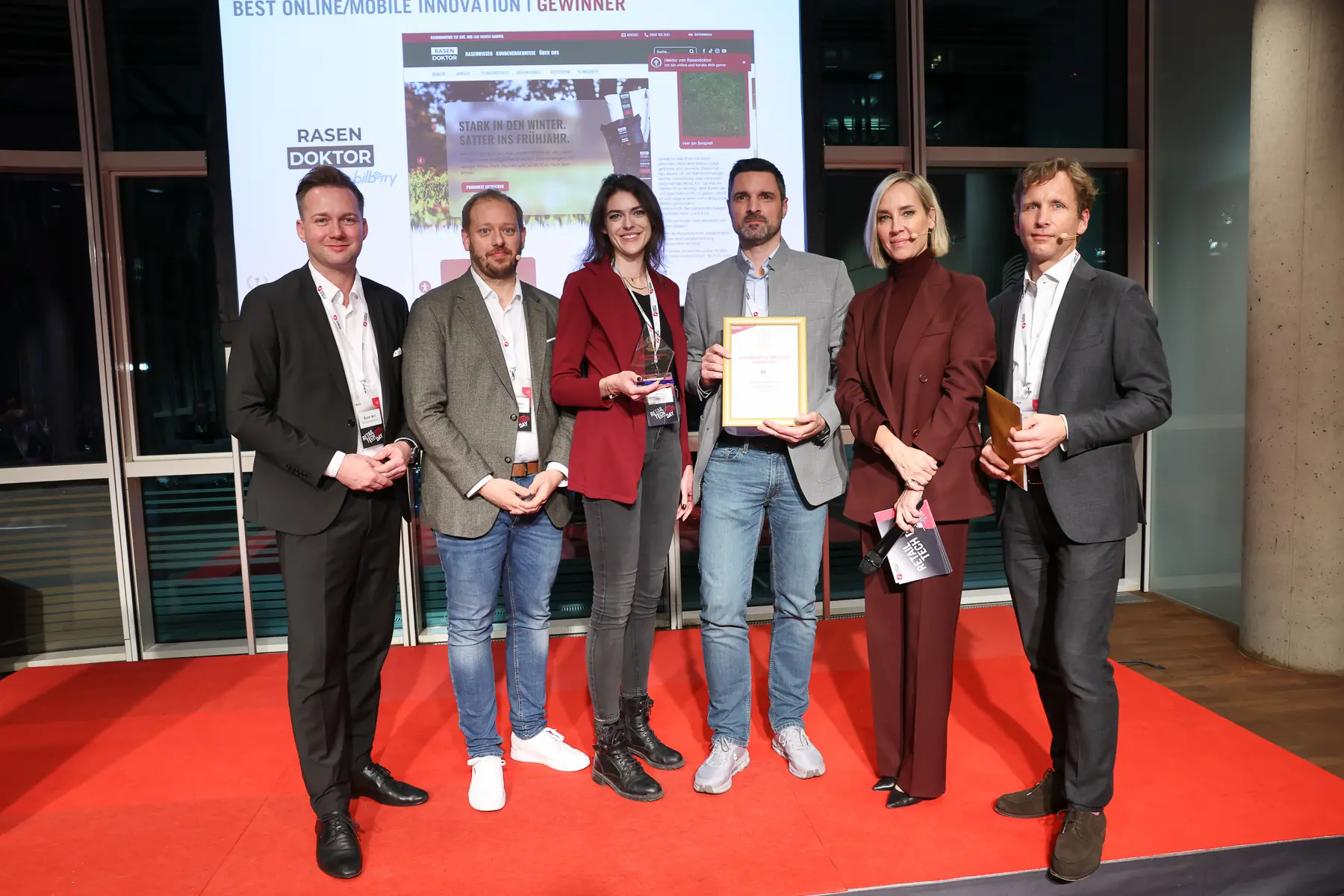 Qualimero gewinnt Austrian Retail Innovation Awards 2025 mit Rasendoktor