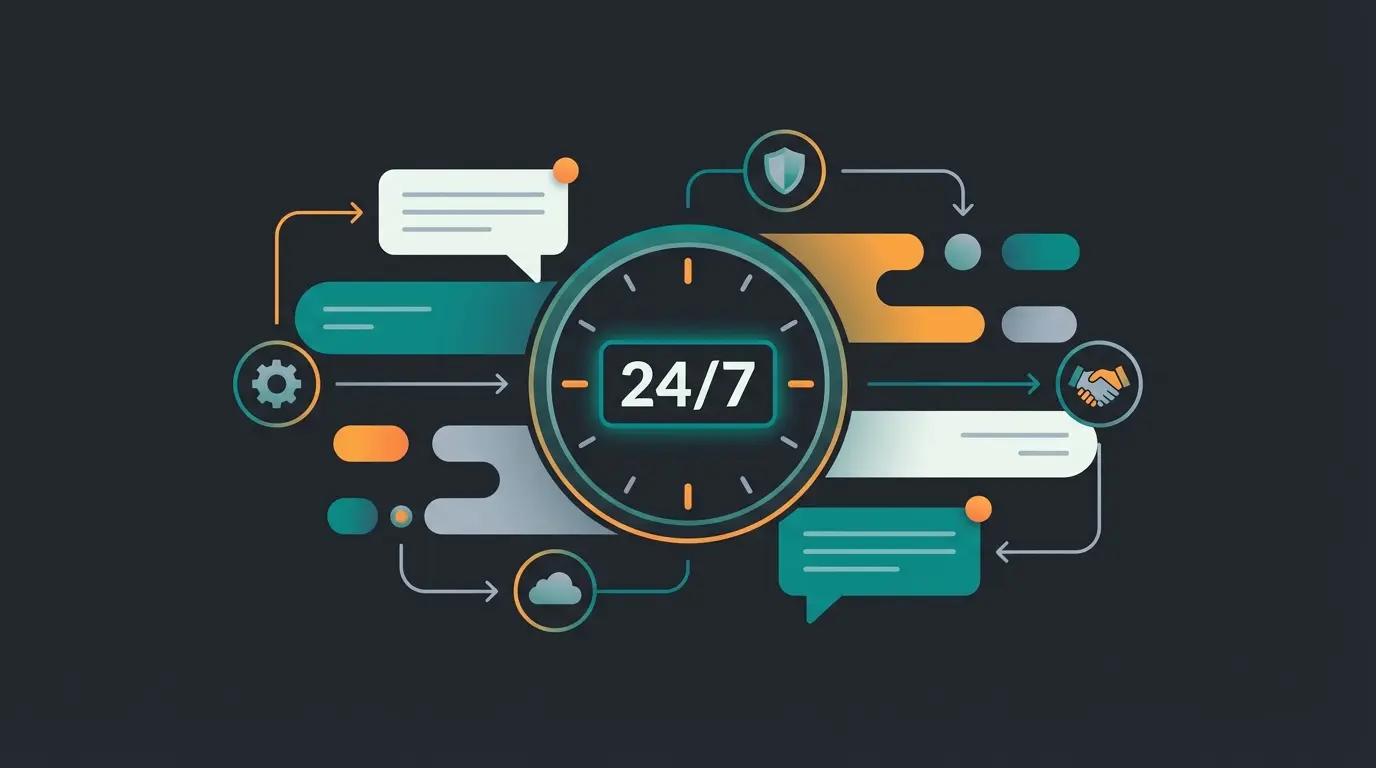 24/7 Verfügbarkeit von KI-Produktberatung im Online-Shop