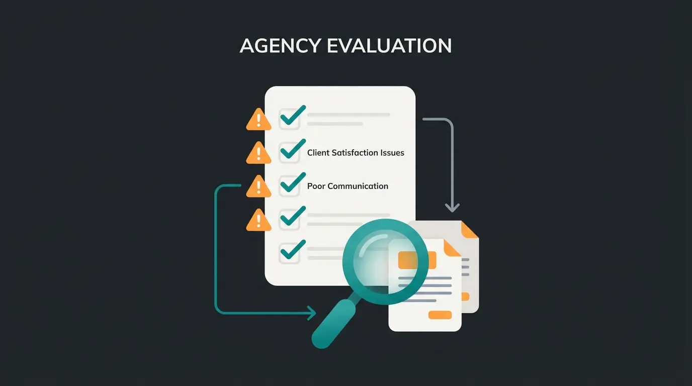 Red flag checklist for evaluating Shopware agencies with warning signs to watch for