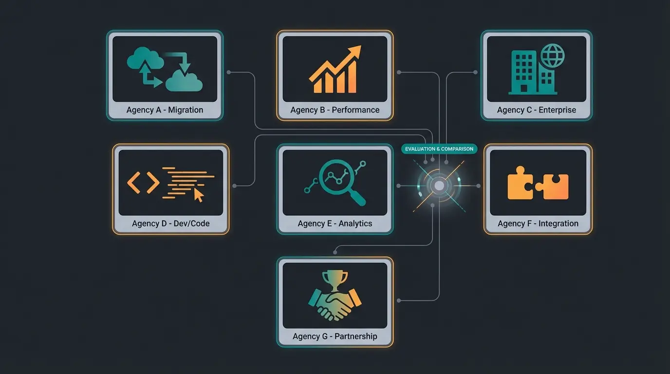 Vergleich der Shopify Agenturen in München nach Spezialisierung und Zertifizierung