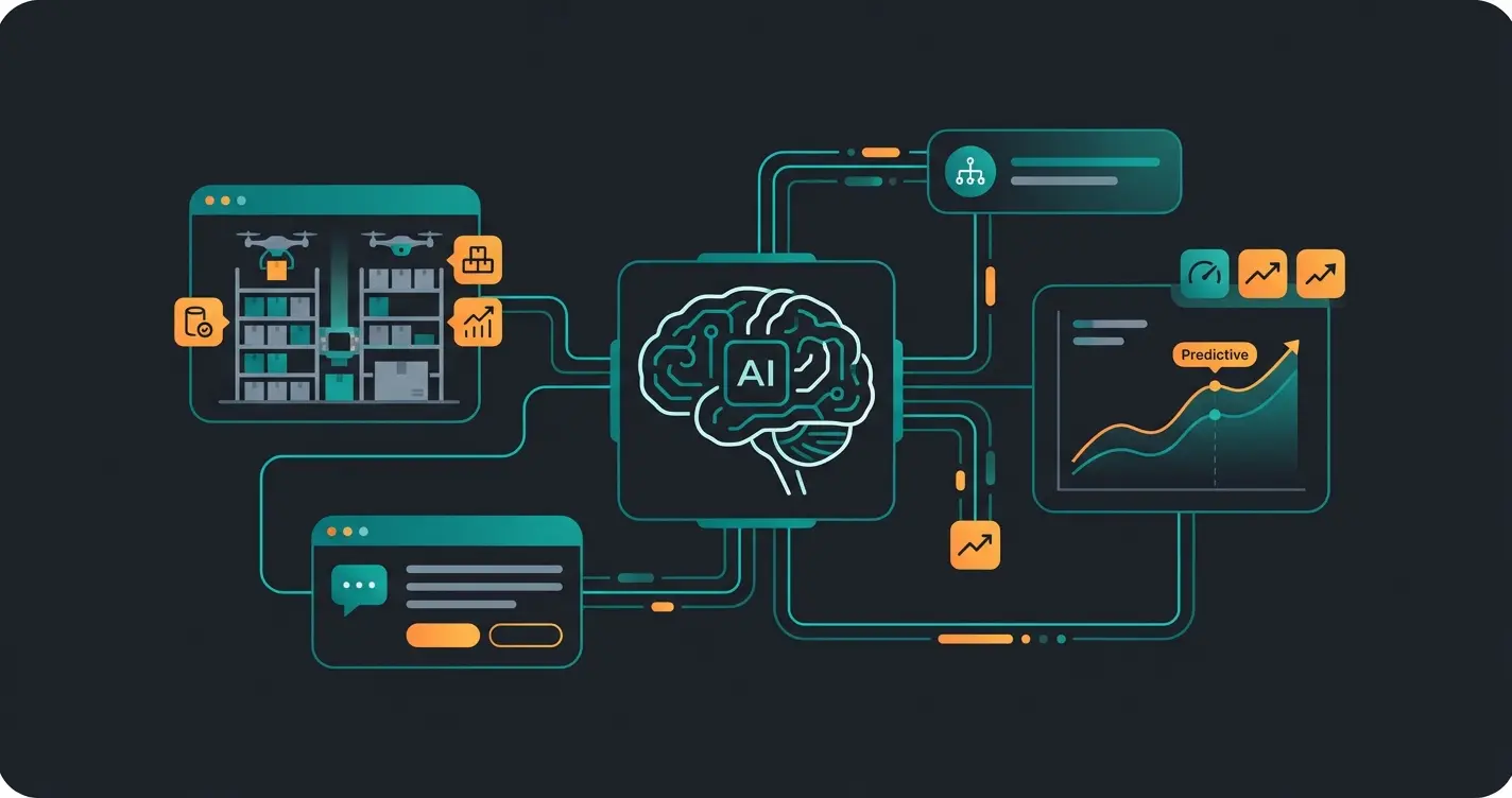 Zukunftsvision der intelligenten Warenwirtschaft mit KI-Integration