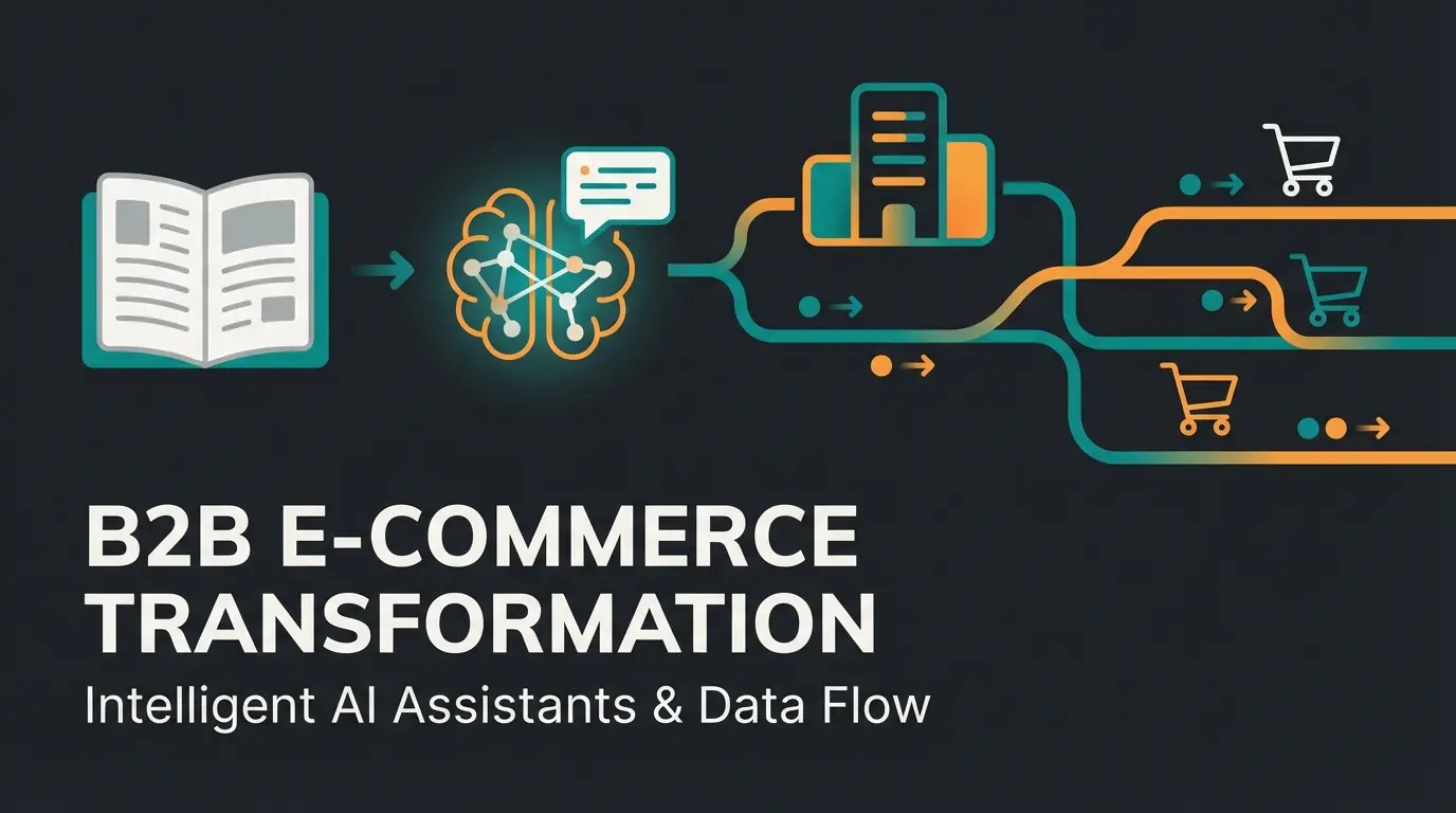 Shopify B2B wholesale store transforming into intelligent digital sales consultant with AI technology