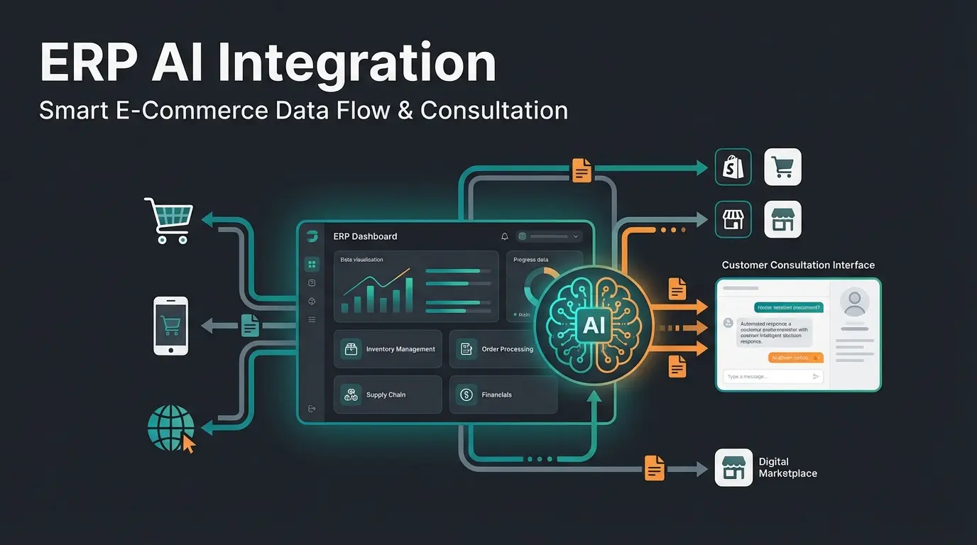 JTL Wawi software dashboard with AI consultation layer visualization