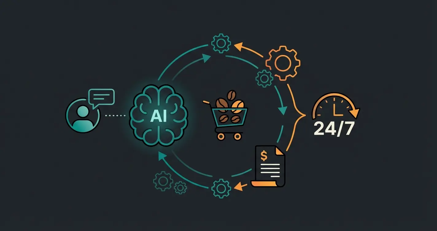 Self-Running Shop mit KI und sevDesk Automatisierung