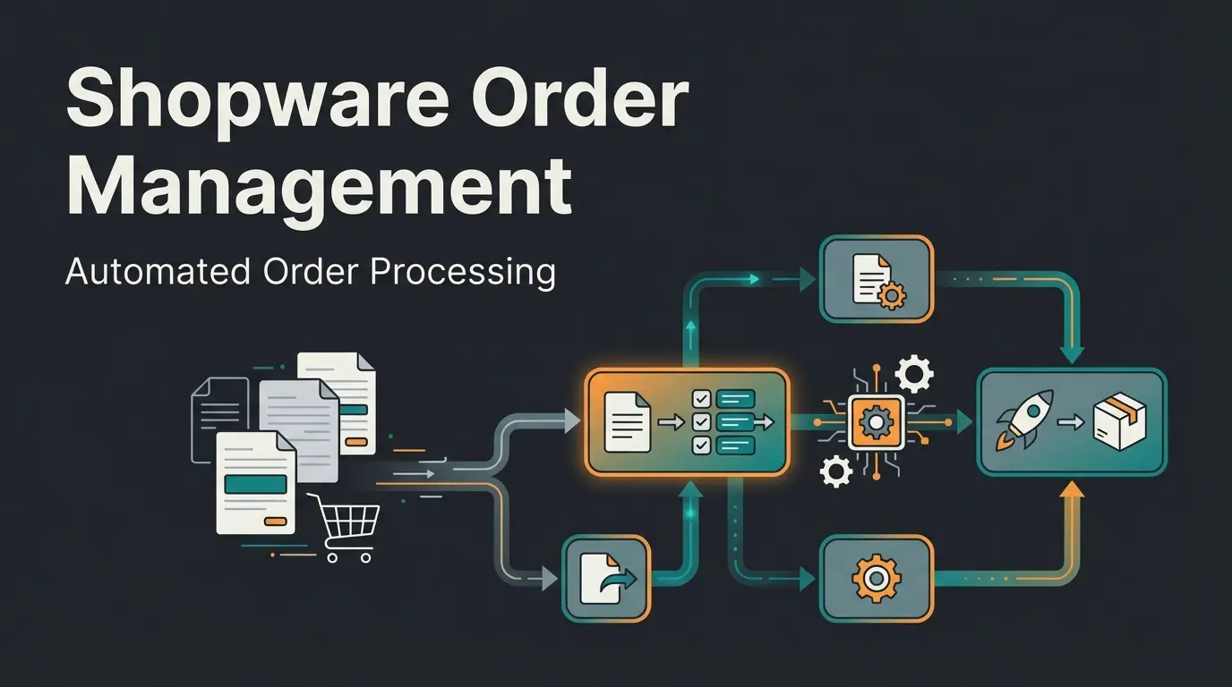 Order management software dashboard with AI automation features showing streamlined B2B order processing workflow