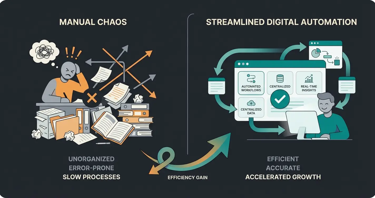 Vergleich: Manuelle vs. automatisierte Lieferscheinerstellung