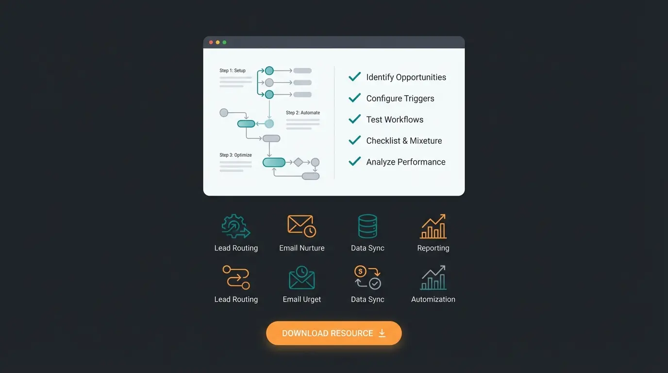 Workflow cheat sheet preview showing common Shopify Flow automation patterns