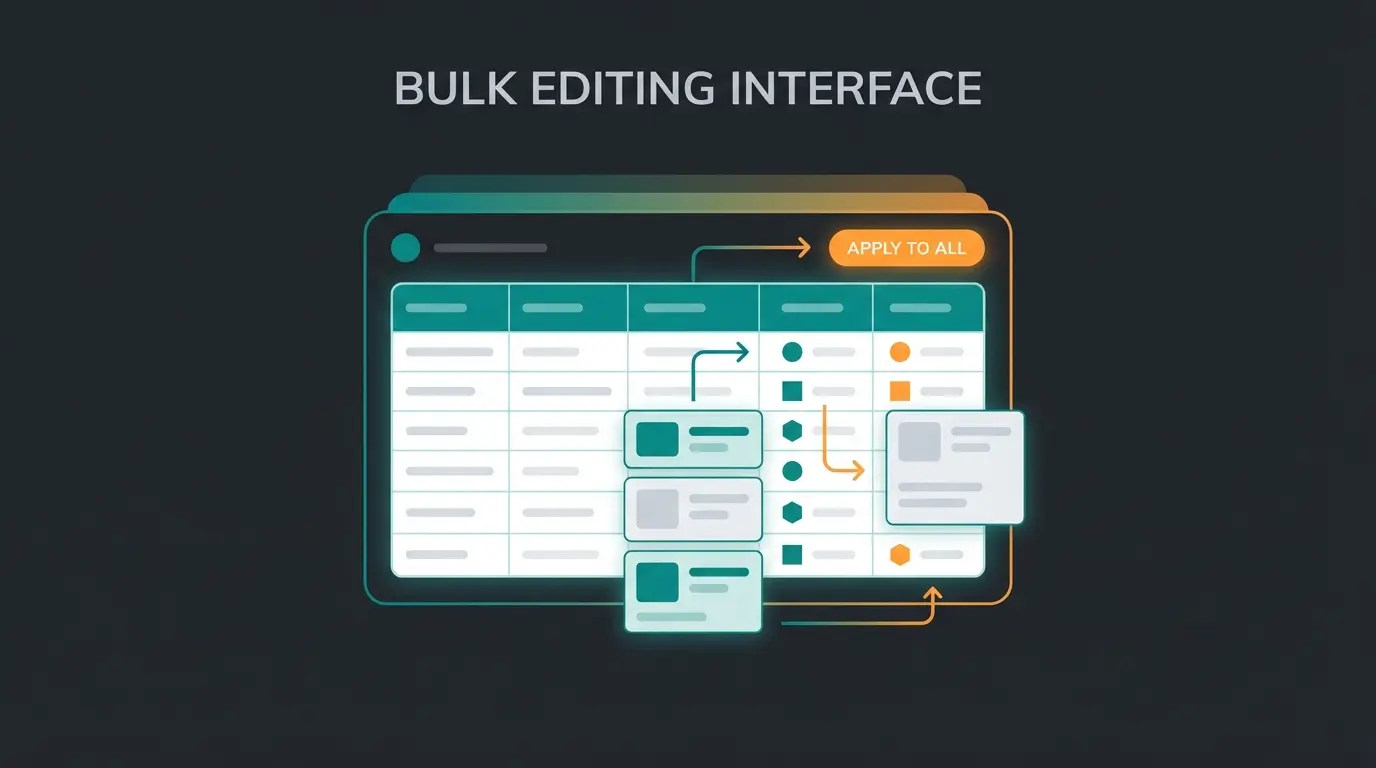 WooCommerce variations bulk editing interface showing price and inventory management