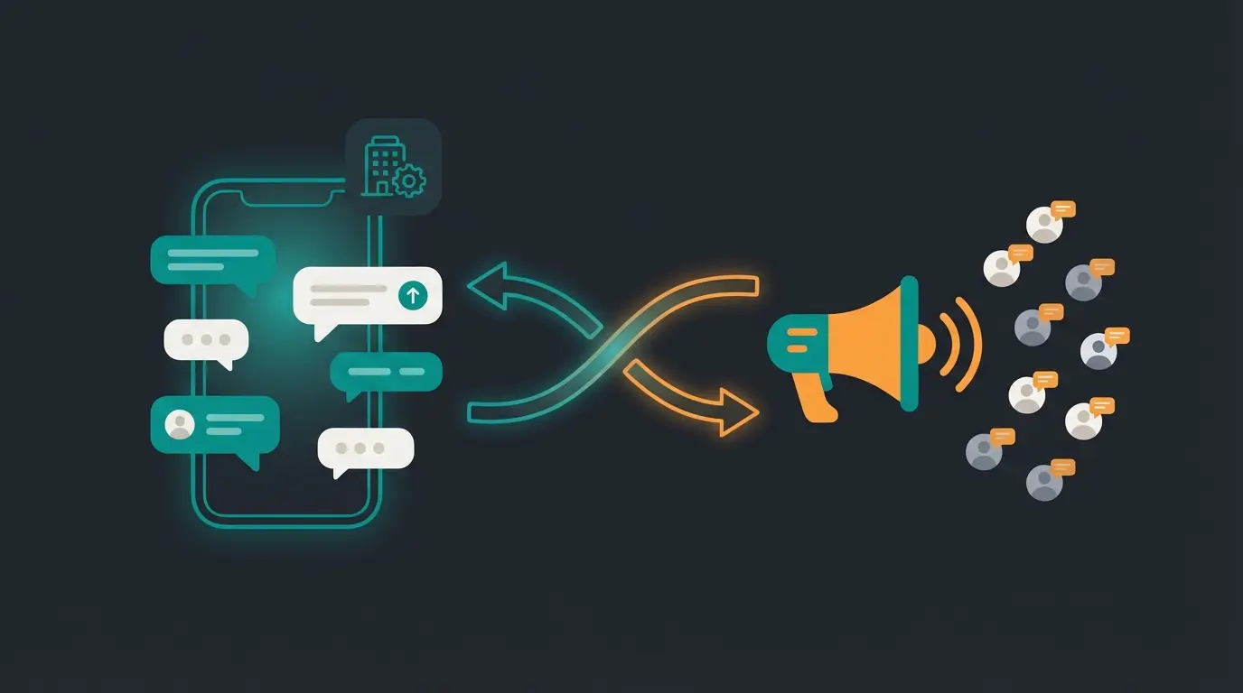 Darstellung der Unterschiede zwischen WhatsApp Business Account und WhatsApp Kanal