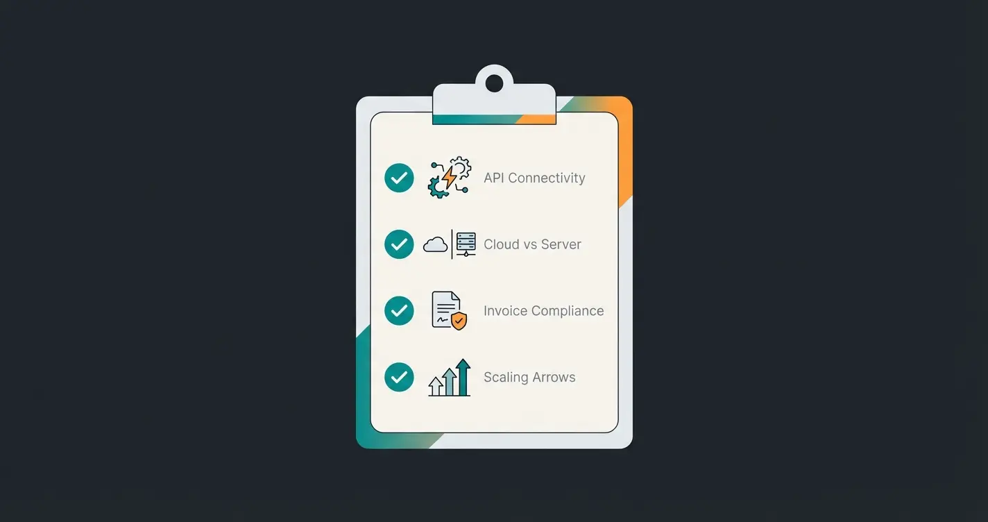 Checklist visualization for selecting the right merchandise management system