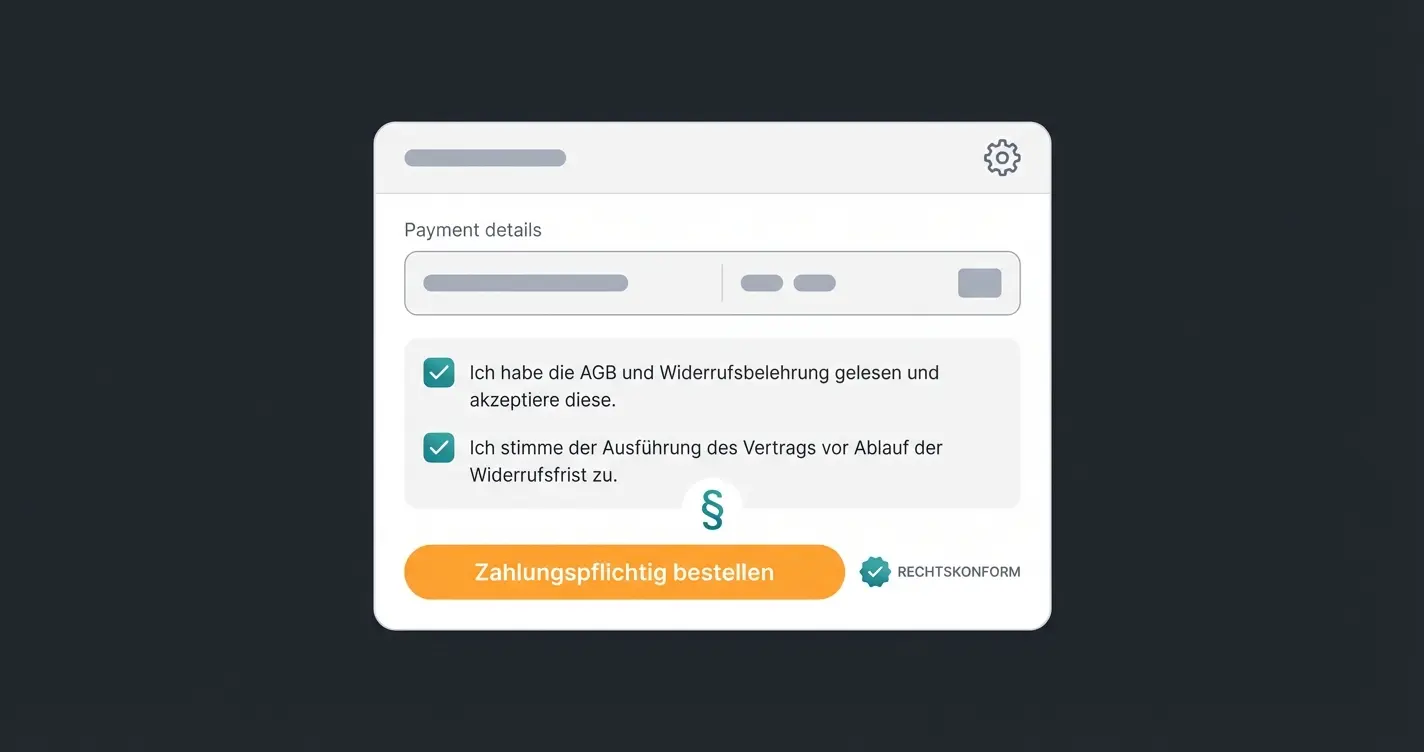 WooCommerce Germanized Einstellungen für rechtssichere Stripe Button-Beschriftung