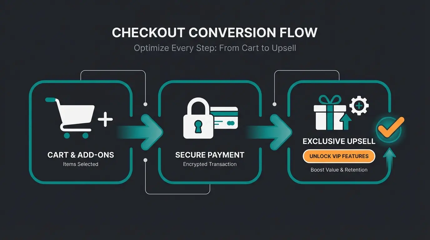 Optimierter WooCommerce Checkout Prozess mit Order Bumps und Upsells