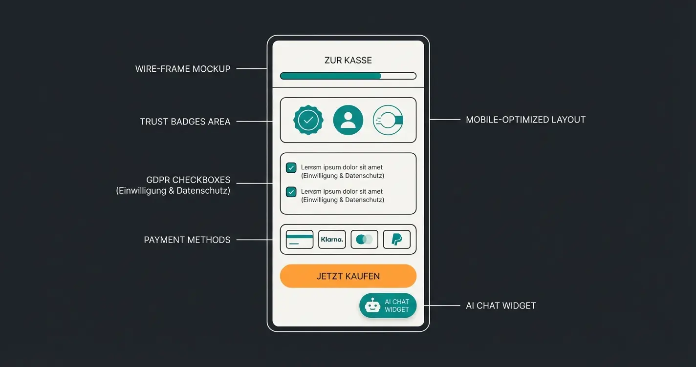 Anatomie des perfekten deutschen WooCommerce Checkouts