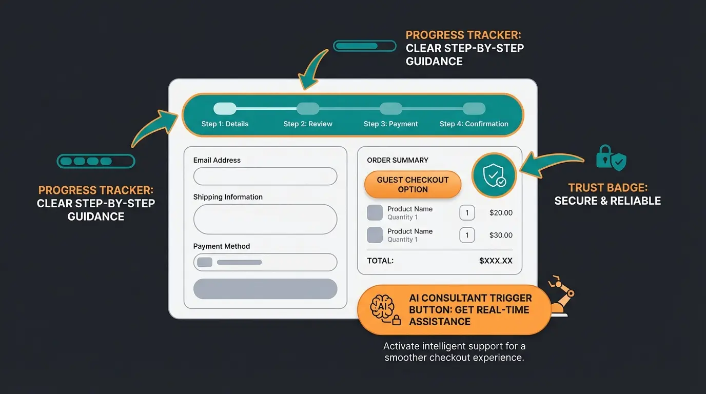 Anatomie des perfekten Shopware Checkouts mit allen wichtigen Elementen