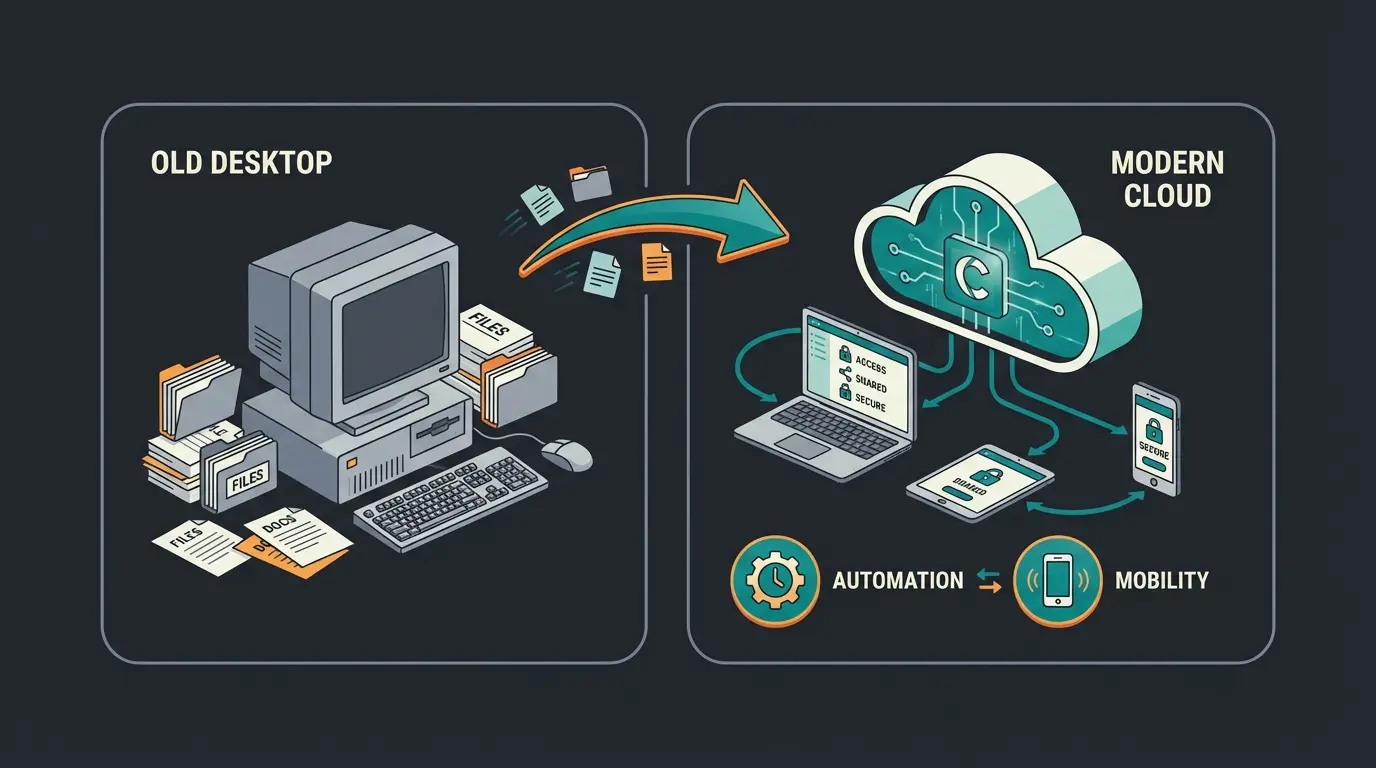 Vergleich On-Premise Software vs. Cloud-basierte Fibu Software mit Vorteilen
