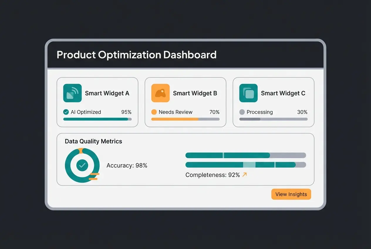 Google Merchant Center Next Dashboard mit KI-Produktoptimierung