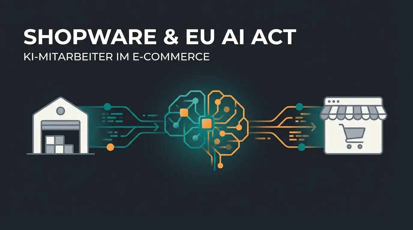 Shopware JTL Wawi Integration mit Datenfluss und KI-Beratung visualisiert