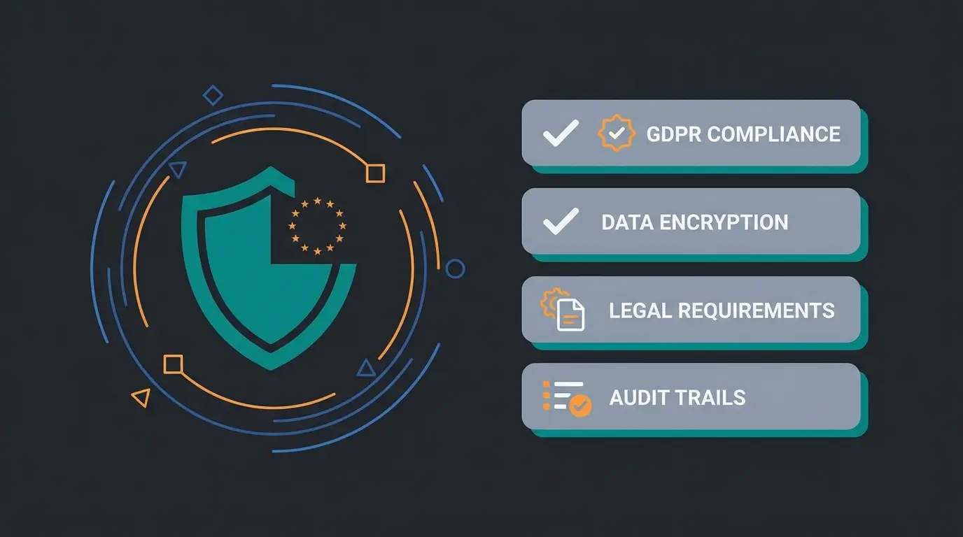 GDPR compliance checklist visualization for Shopify email marketing