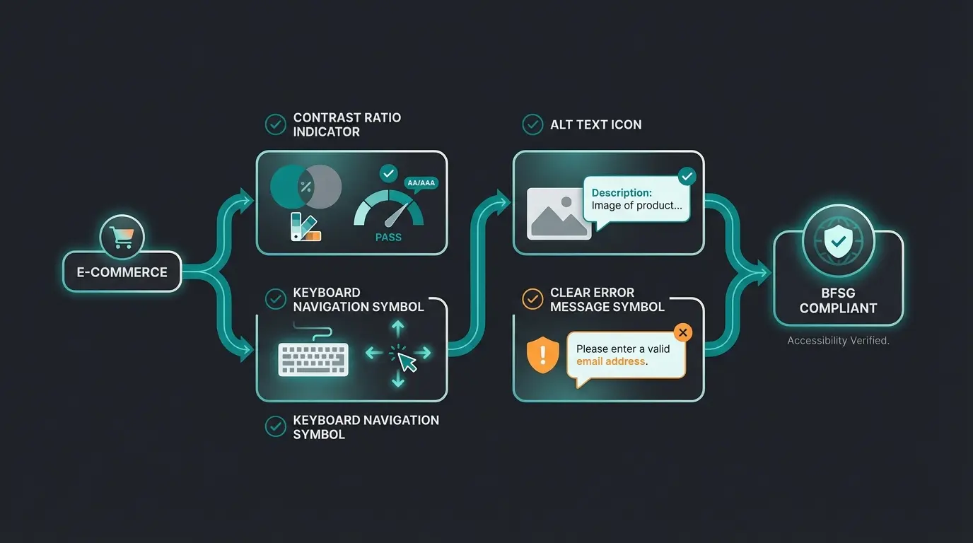 BFSG-Checkliste für WooCommerce Produktseiten mit Barrierefreiheits-Anforderungen