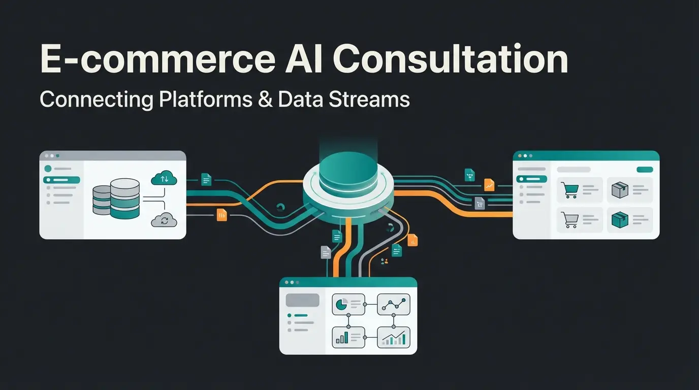E-commerce platform comparison showing Magento alternatives with AI integration