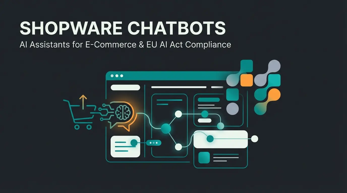 Shopware Community Edition dashboard with AI consultation integration visualization