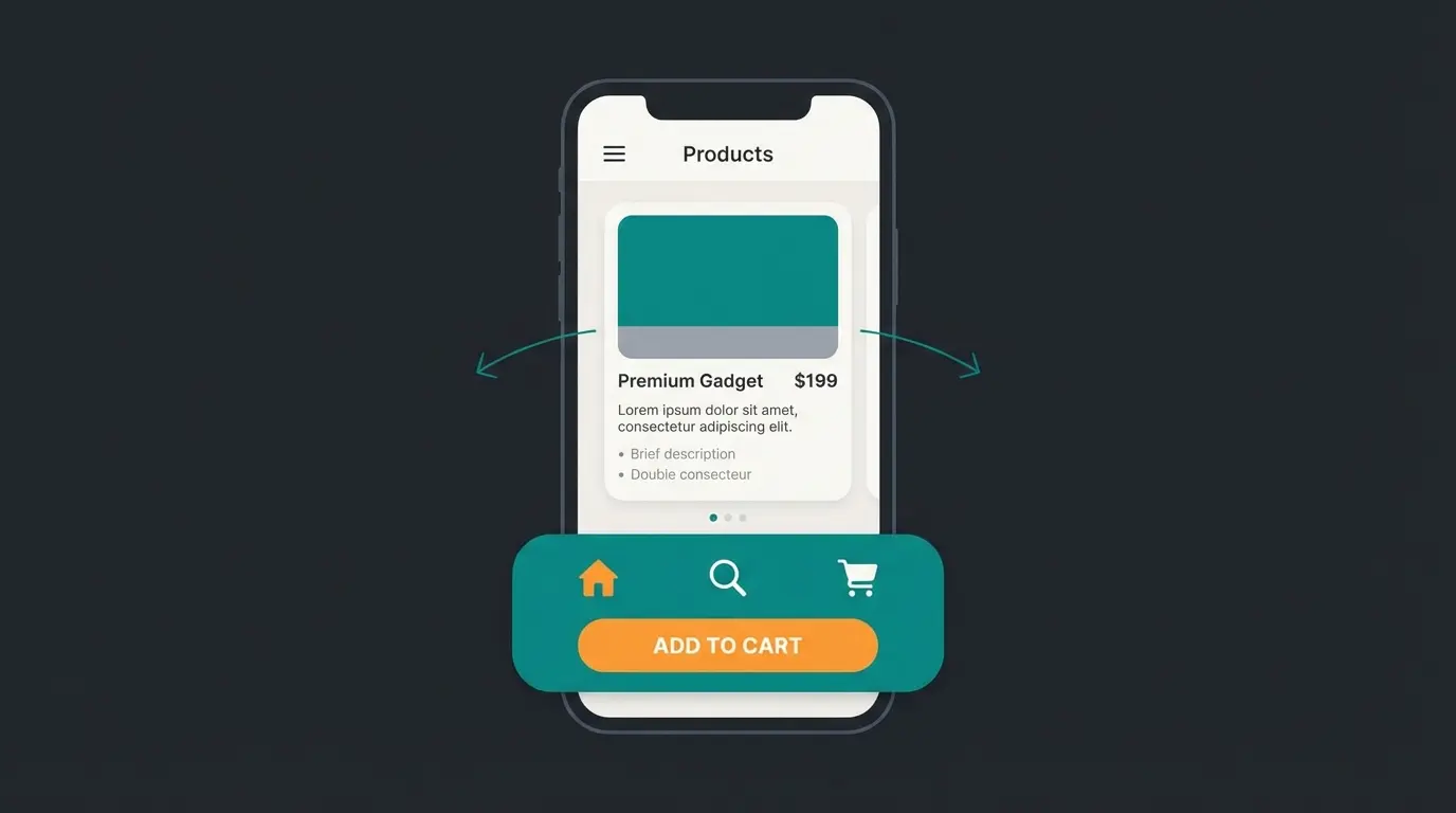 Mobile-First Magento Layout mit Touch-optimierten Elementen