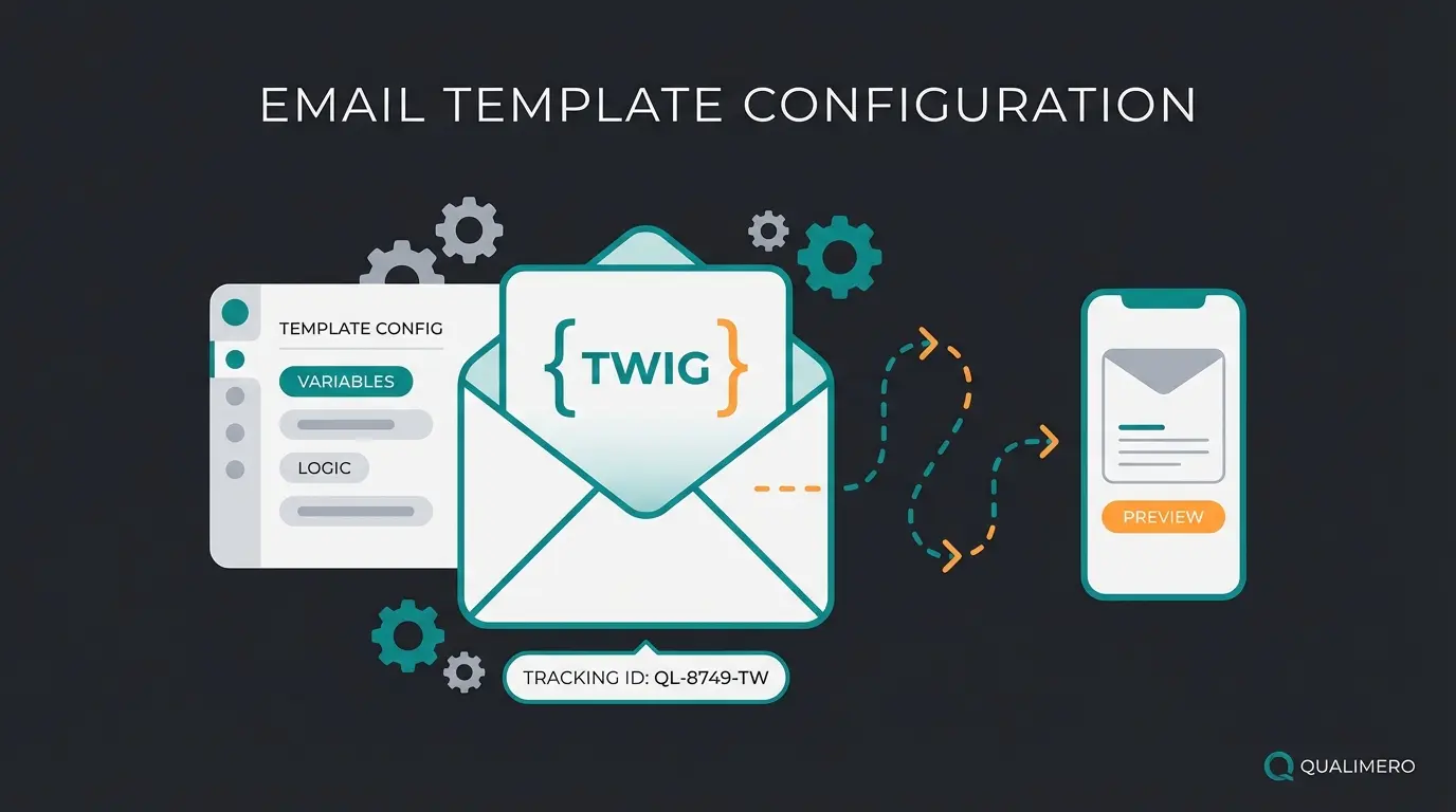 Shopware E-Mail Template Konfiguration für UPS Tracking