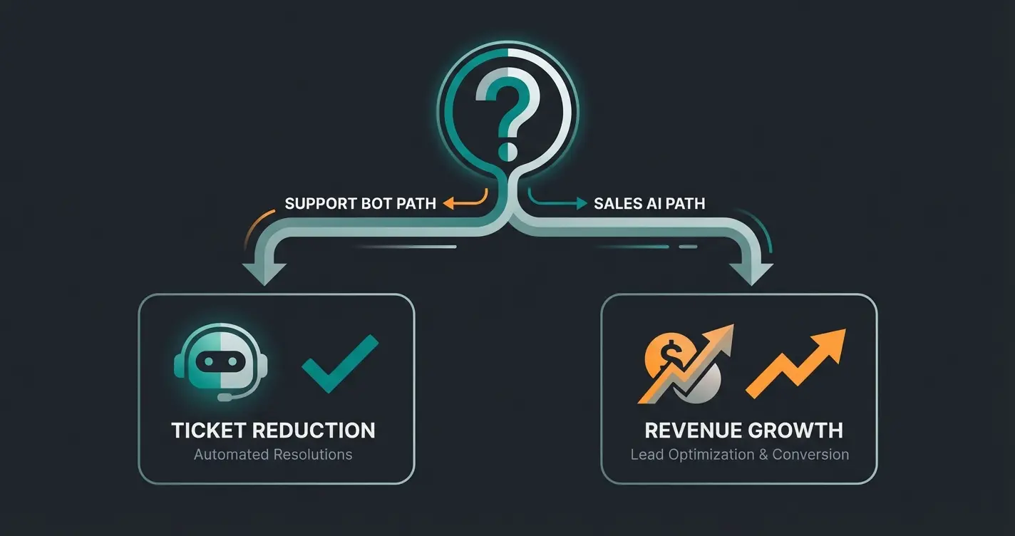 Summary visualization of Shopify chatbot decision framework for e-commerce success