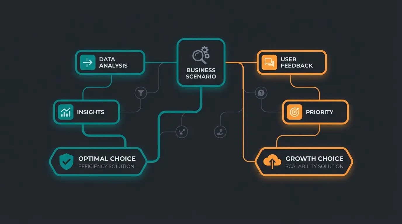 Decision flowchart for selecting the right open source ticket system