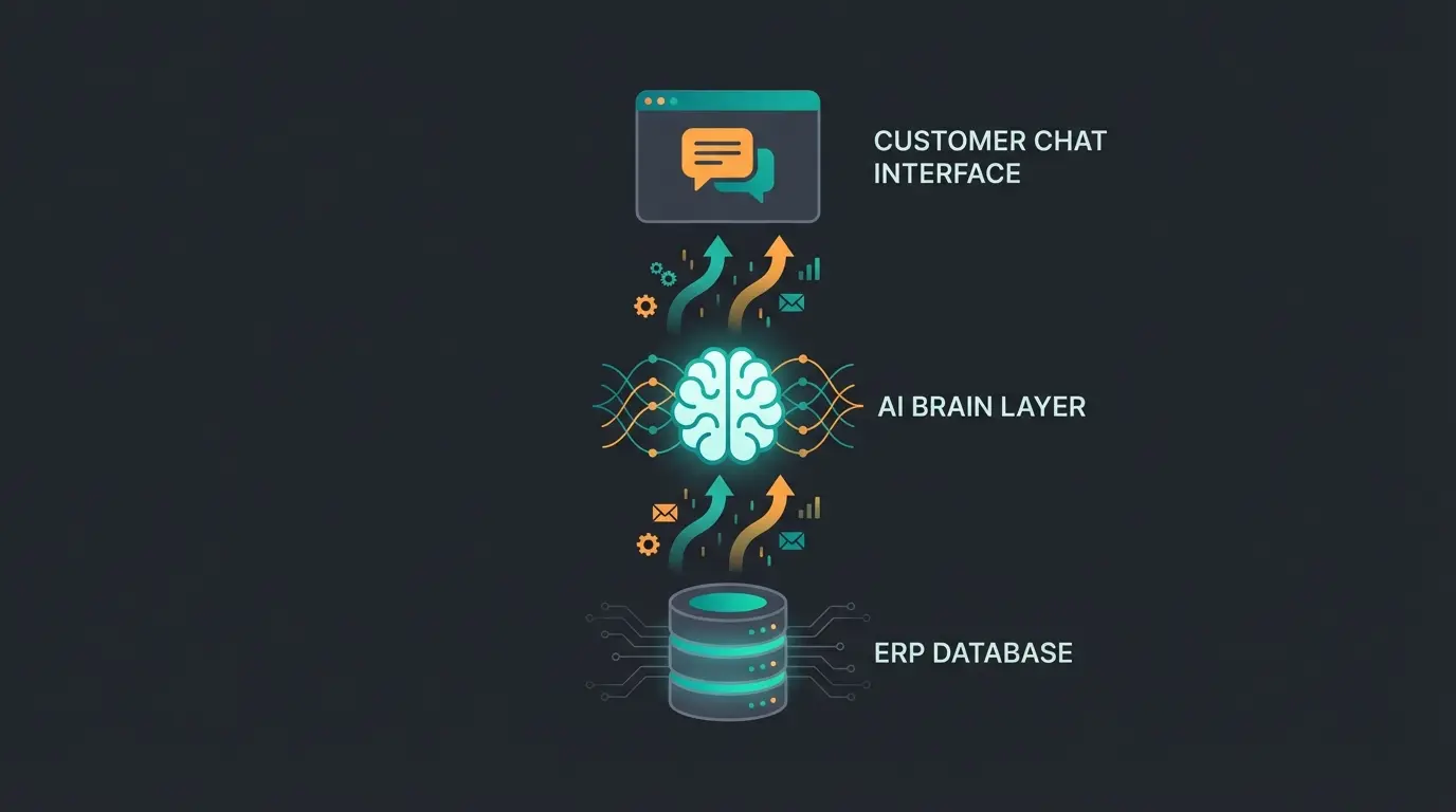 KI-Schicht über Weclapp ERP für intelligente Produktberatung