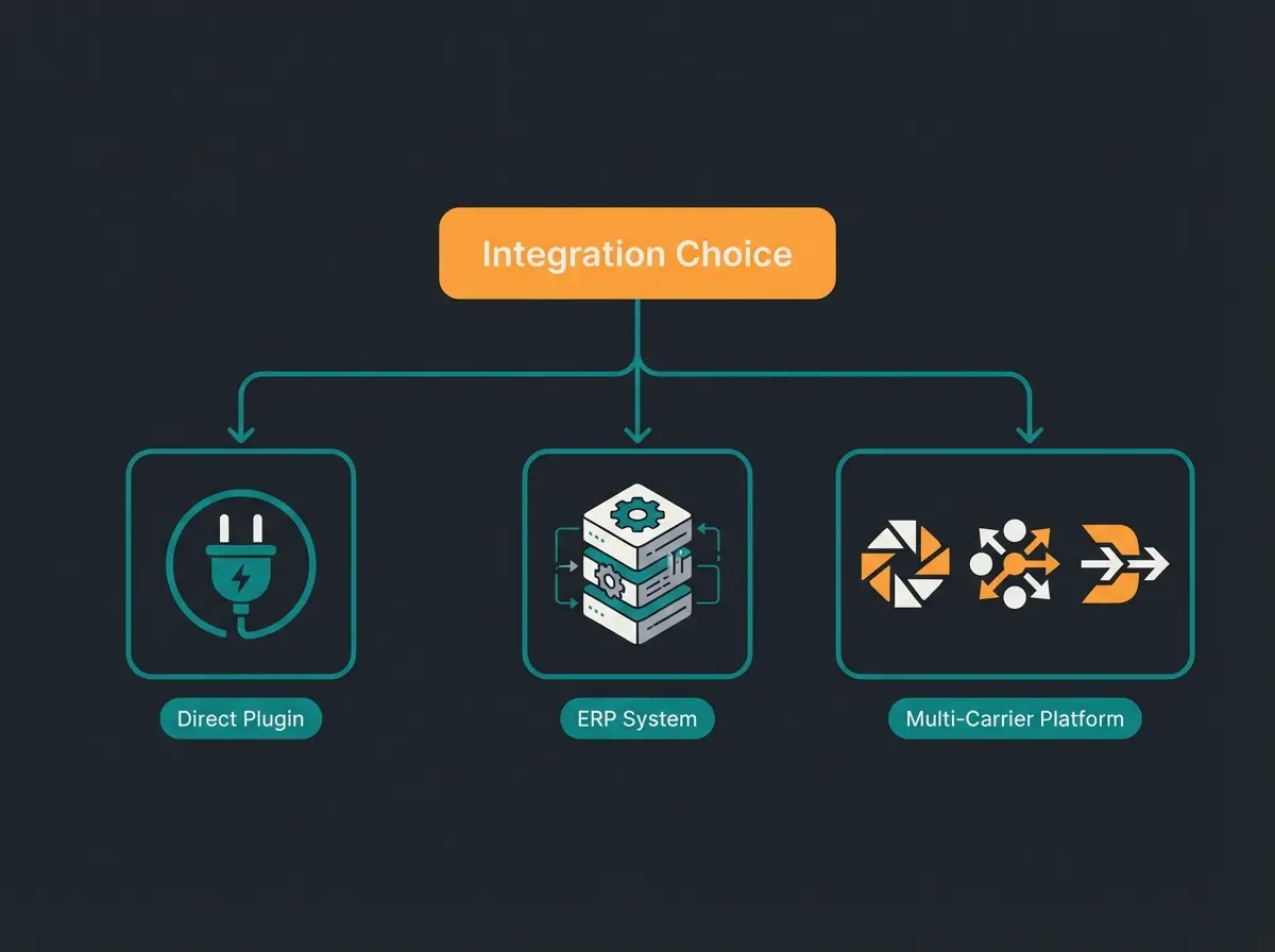 Vergleich der drei DPD Integrationsoptionen für Shopware