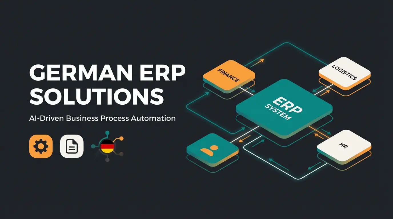 Open source ERP system comparison for German businesses with compliance icons