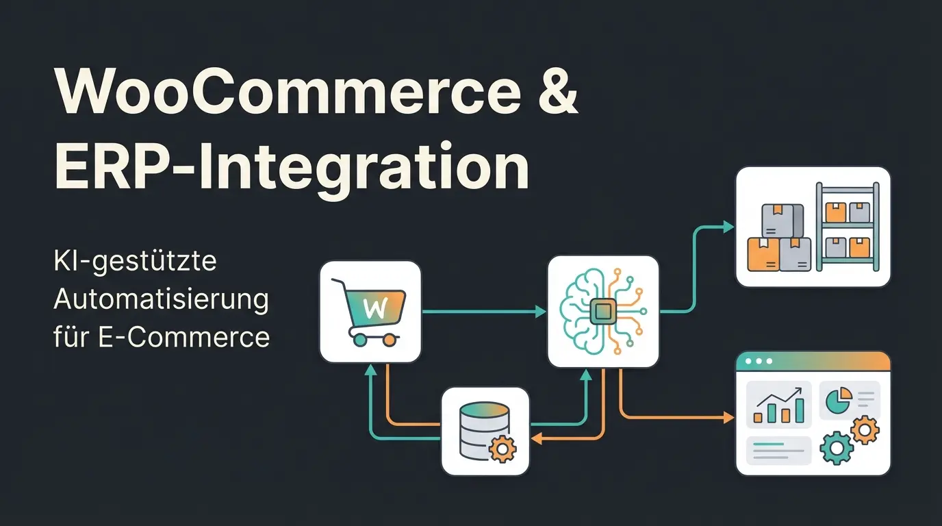 WooCommerce ERP Integration mit KI-gestützter Produktberatung Visualisierung