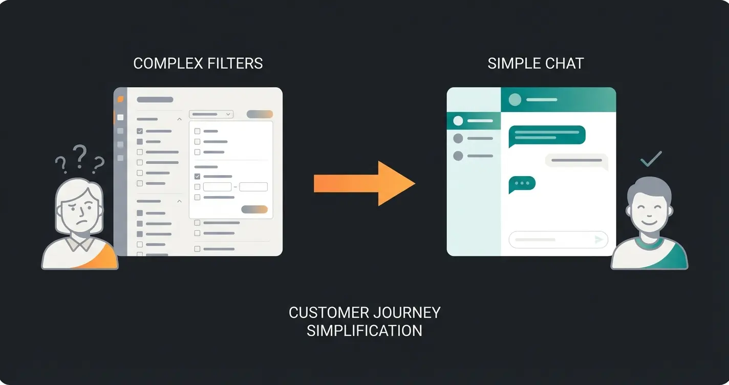 Vergleich zwischen technischen Filtern und bedürfnisorientierter KI-Beratung