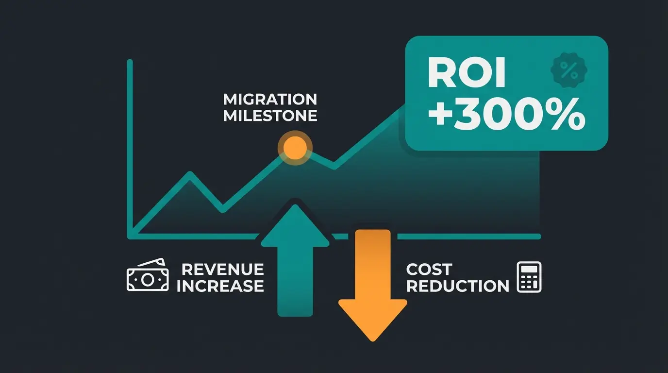 ROI-Berechnung für Magento zu Shopware Migration mit KI-Integration