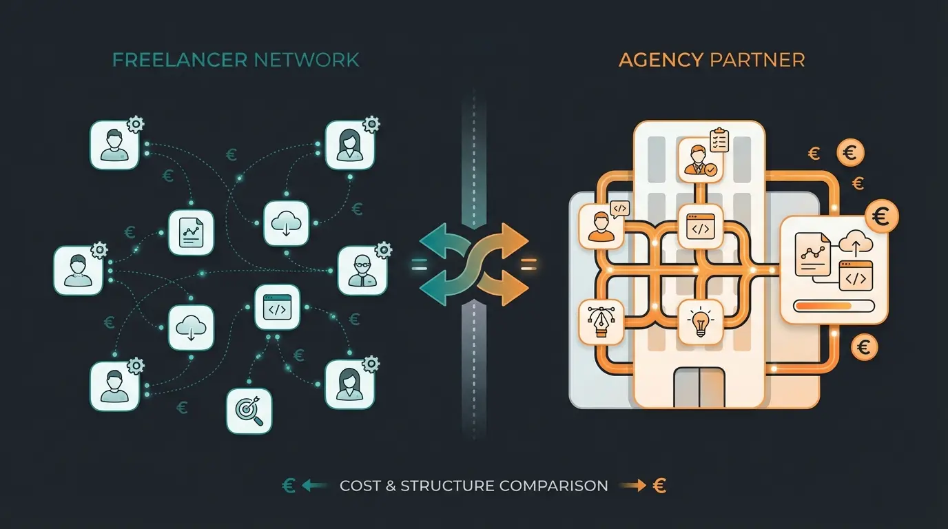 Comparison of freelancer platforms and agency options for Magento development hiring