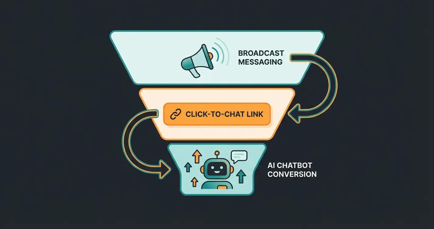 WhatsApp Sales Funnel vom Kanal zum AI Chat