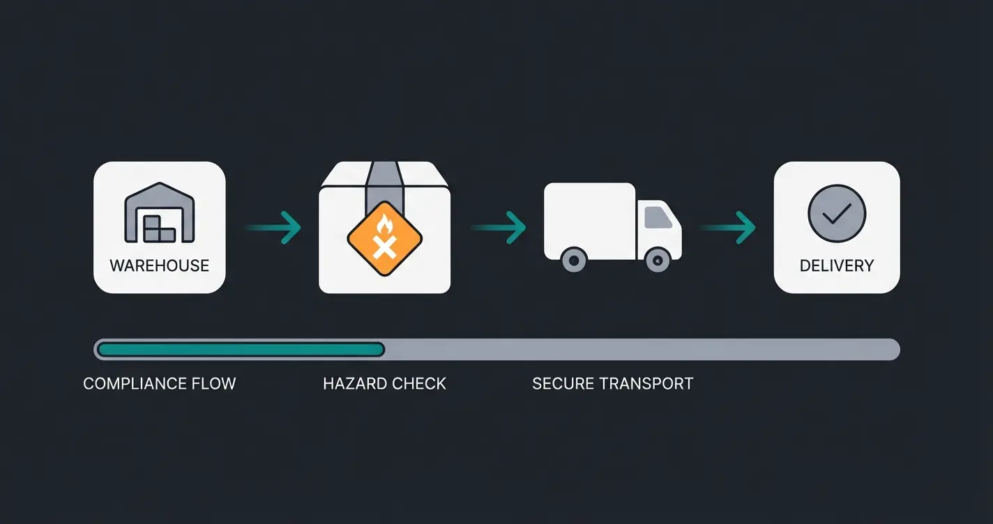 Dangerous goods shipping workflow with carrier integration in Shopware
