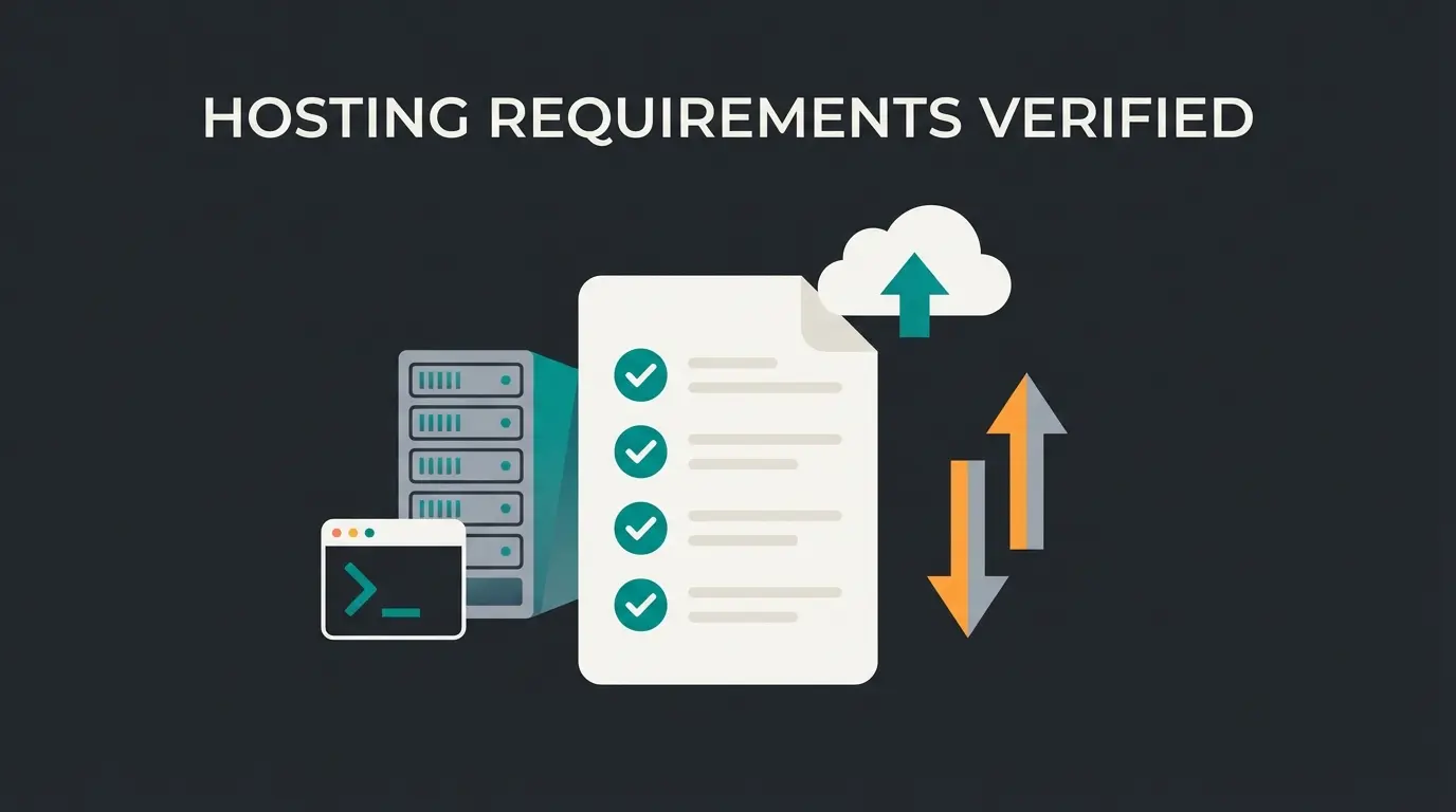 Checkliste für Shopware 6 Hosting-Anforderungen mit Prüfpunkten