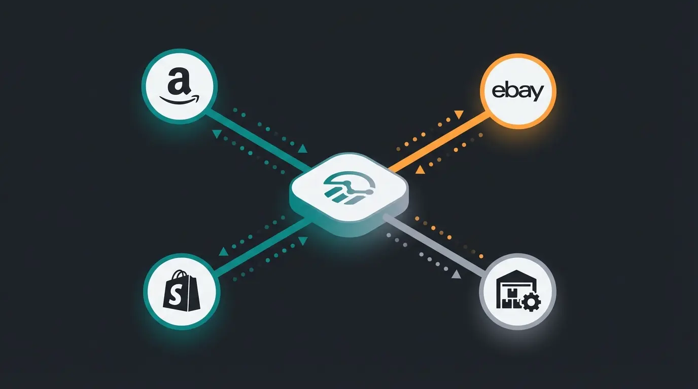 JTL Wawi multichannel hub connecting various e-commerce platforms
