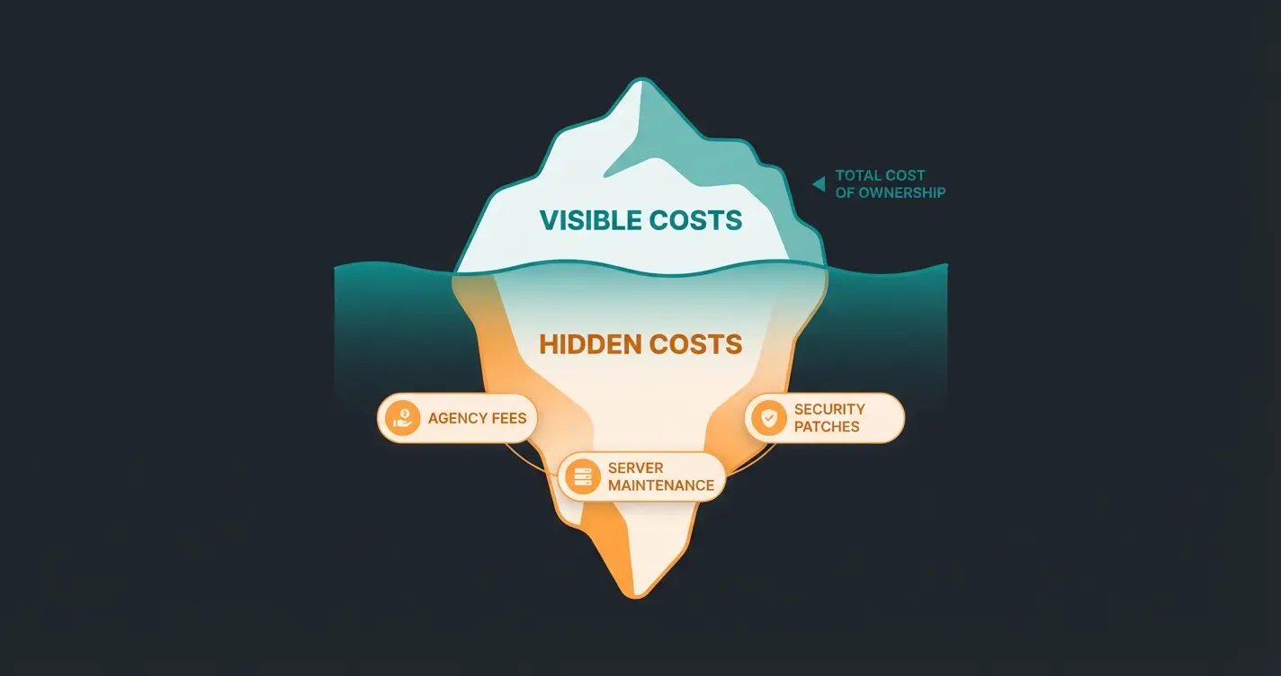 TCO Eisberg Vergleich Shopify vs Shopware Kosten