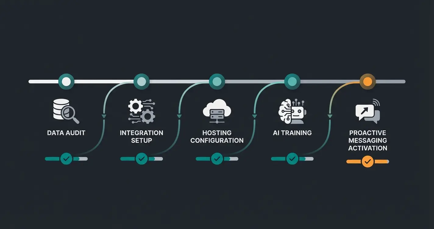 Implementierungs-Timeline für Intercom als AI Sales Tool
