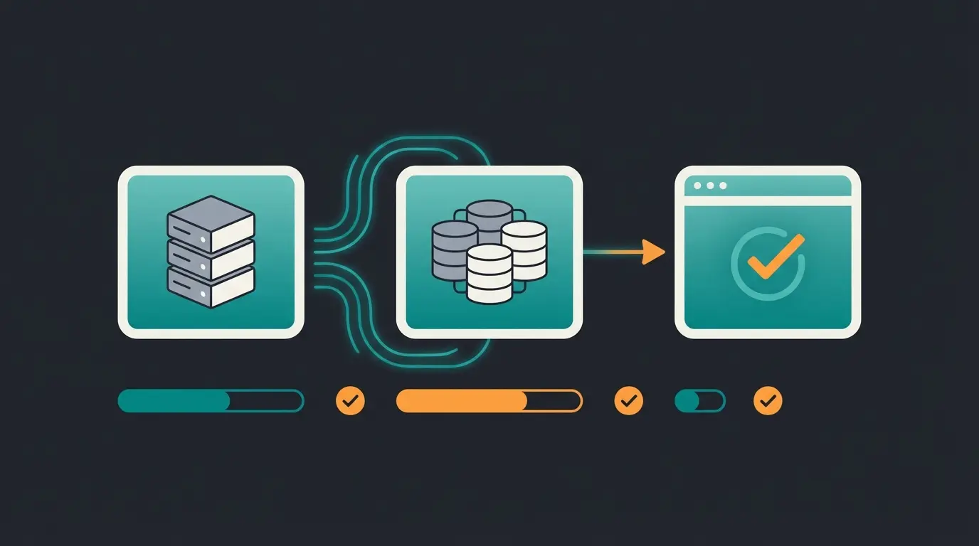 Shopware installation process showing system requirements check and configuration steps