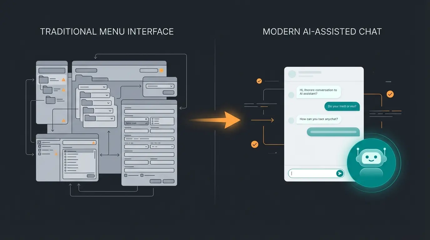 KI-gestütztes ERP-System im Dialog mit dem Nutzer