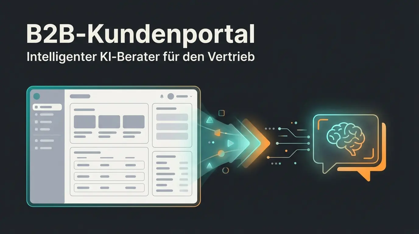 Shopware B2B Kundenportal mit KI-gestützter Produktberatung und digitaler Berater-Funktion