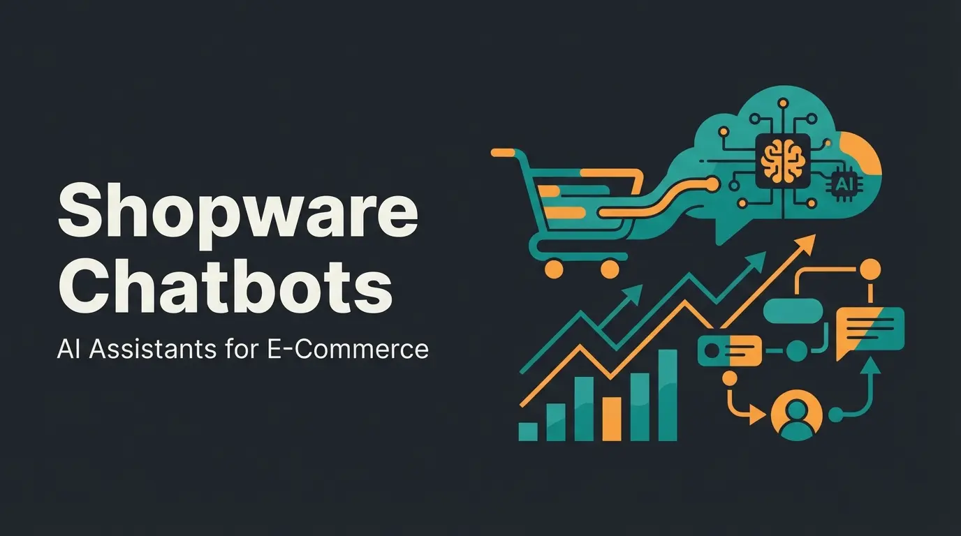 Abstract visualization of AI-powered product consultation boosting Shopify store conversions