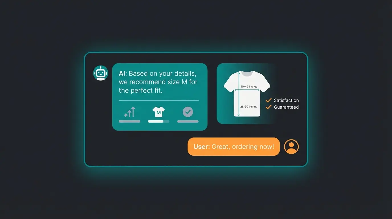 KI-Chatbot für WooCommerce Print on Demand mit Größenberatung und Produktempfehlungen