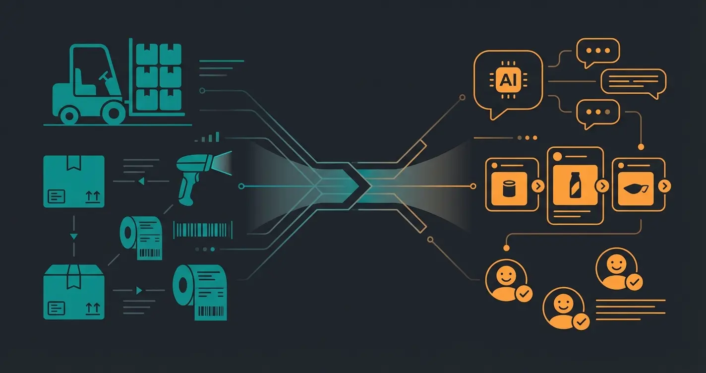 Comparison infographic showing backend and frontend automation systems